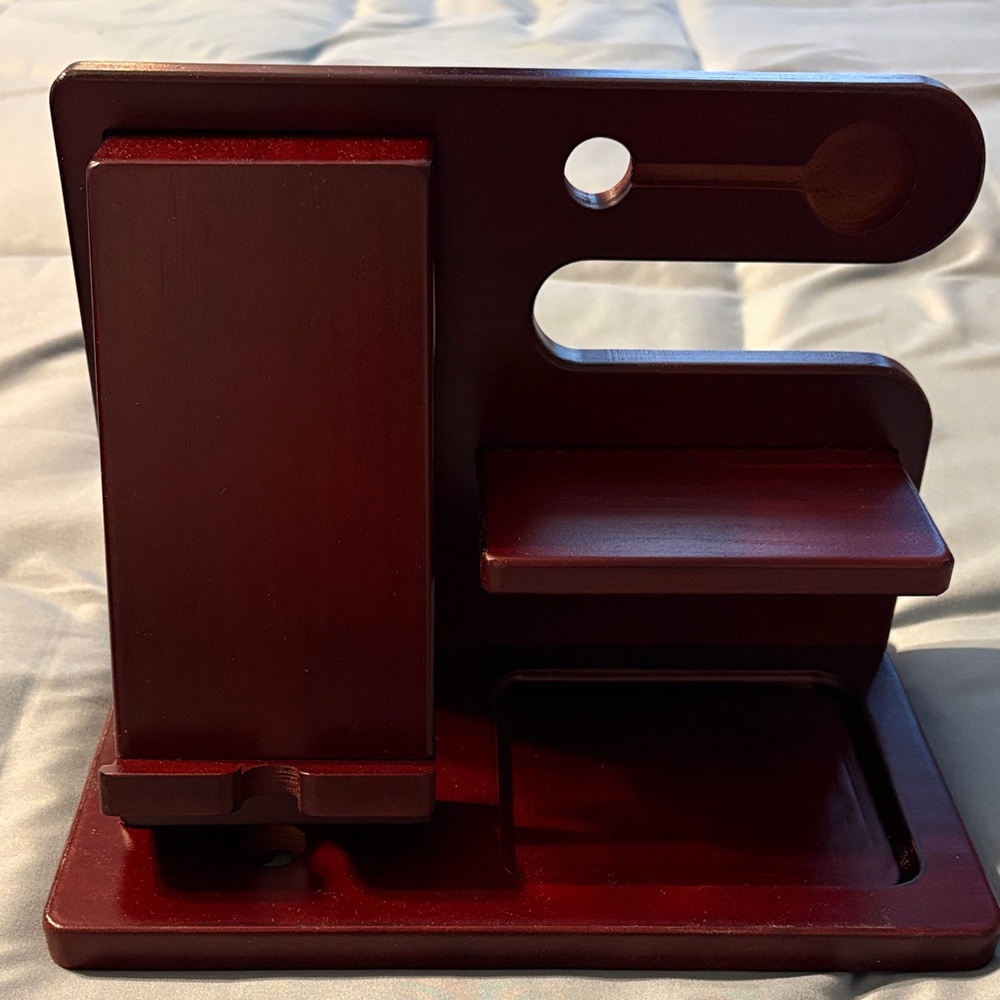 NWOT Wooden Charging Station